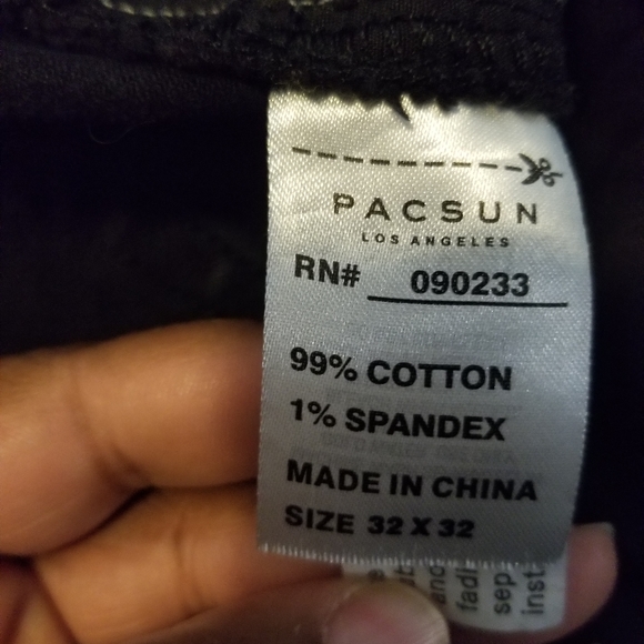 Pacsun comfort stretch black jean - Picture 2 of 9